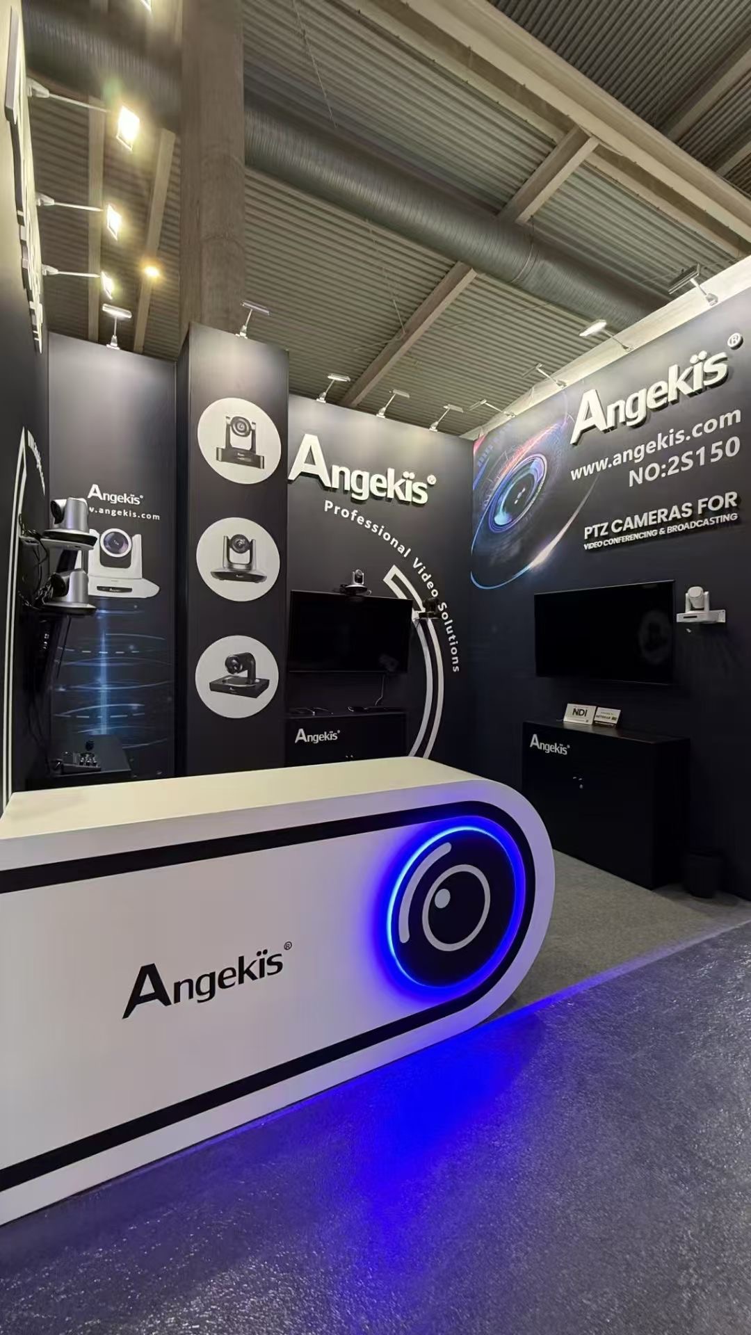 莱葳视觉旗下 Angekis 品牌闪耀 ISE 2025 展会，开启视听革新新征程